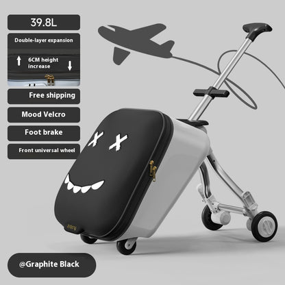 Maleta con ruedas para máquina de montar y embarcar para niños