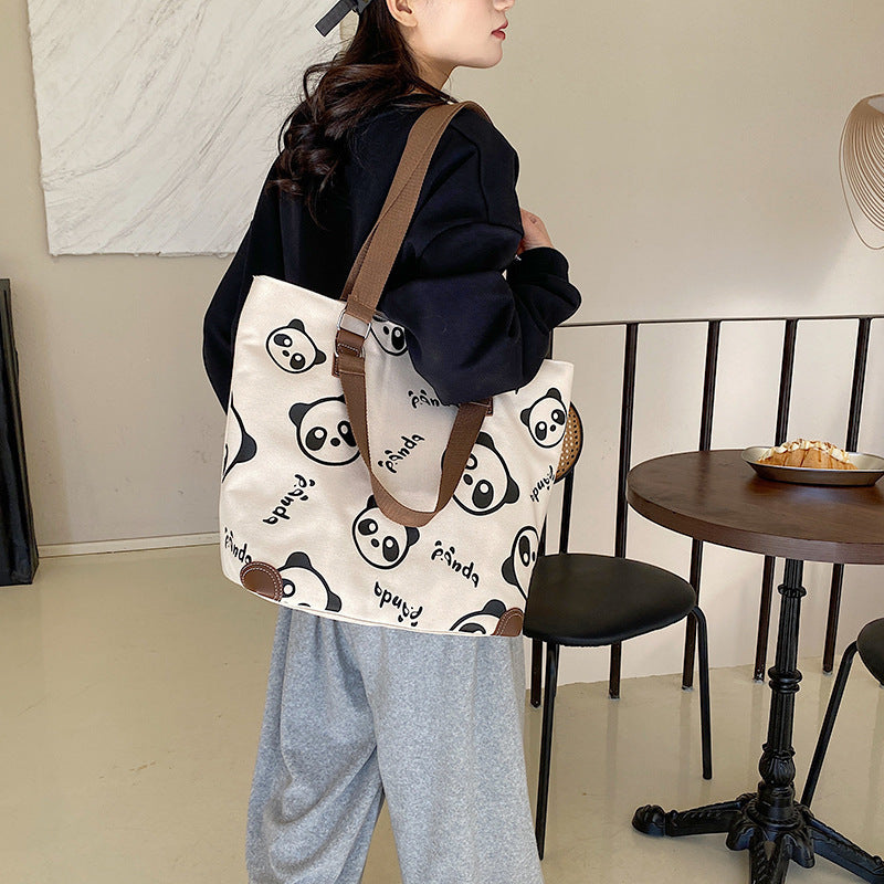 Cute Panda Canvas Bag
