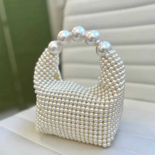 Pearl beaded Hobo