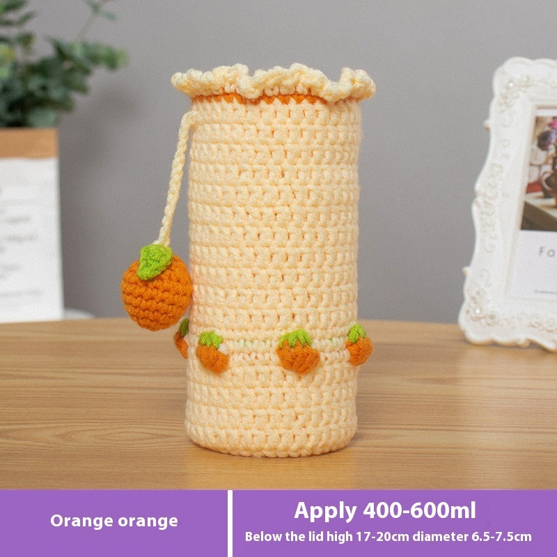 Cup Cover Crossbody Long Strap Vacuum Cup Glass Universal