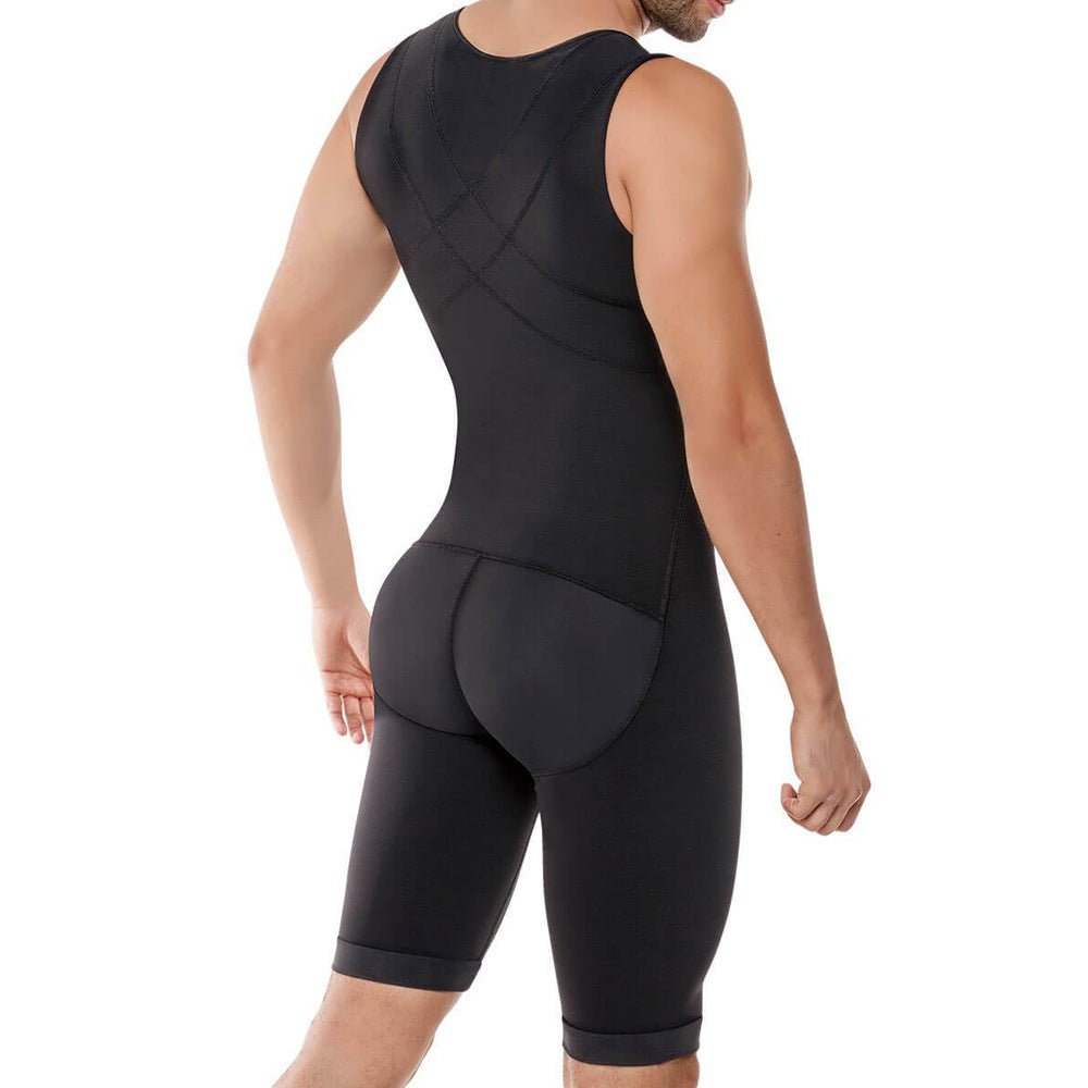 Peach Pants Jumpsuit Lift Body Shape For Men - BAGMODA