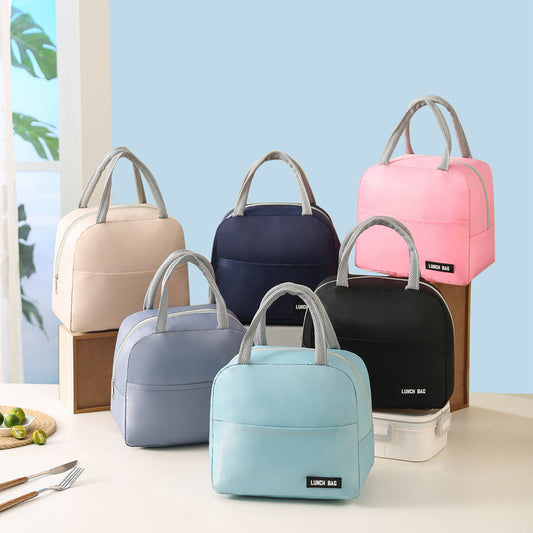 Twill Lunch Bag Portable Thermal Insulation Thickened
