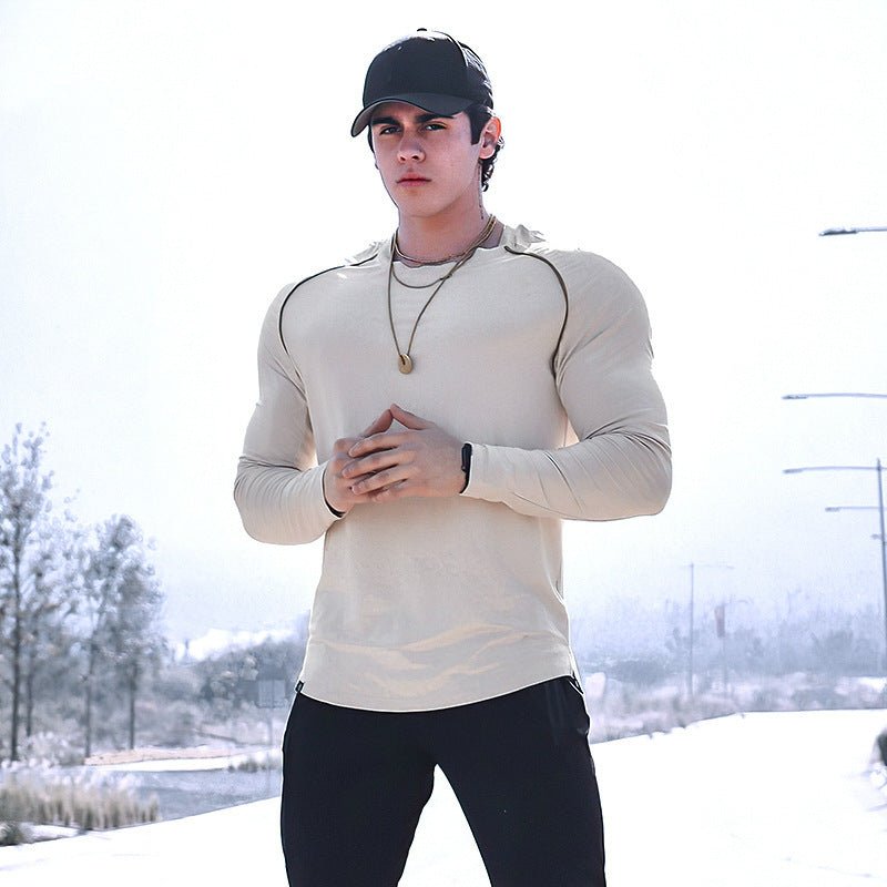 Men's Sports Long Sleeve Panel Shapewear - BAGMODA