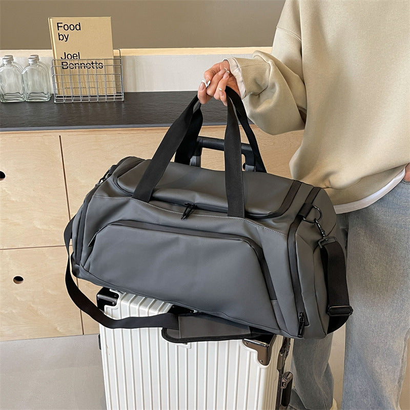 Waterproof oxford dry and wet separation Duffle bag