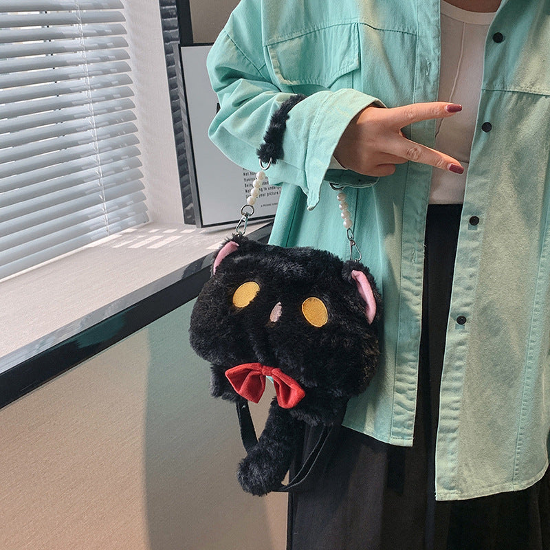 Lolita Crossbody Bag Faint Cat Animal Doll