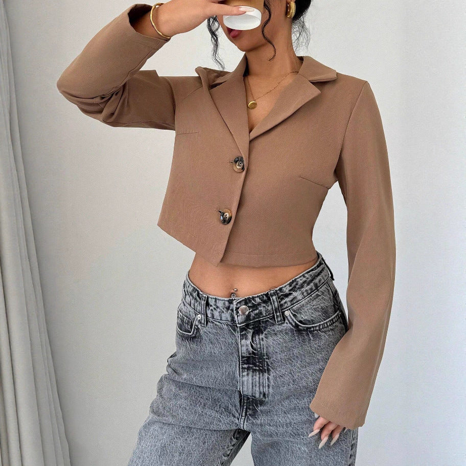 High-grade Socialite Short Western Style Coat