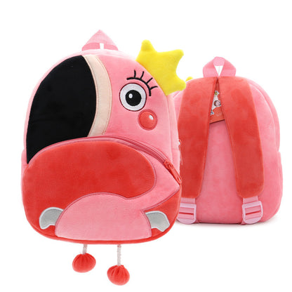Bonitas mochilas de peluche para guardería, mochilas escolares de dibujos animados, juguetes de animales para niños.