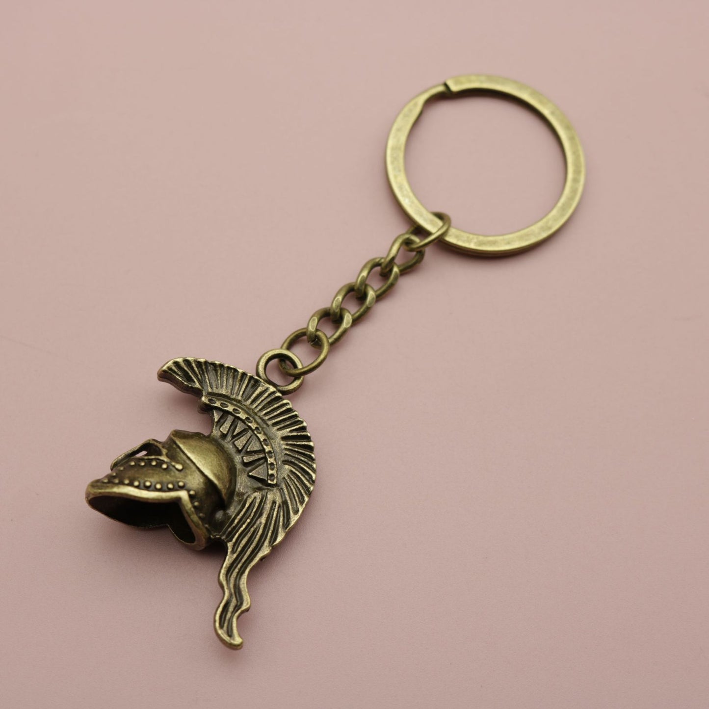 Ornament Simple Helmet Keychain Pendant