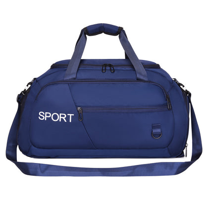 Gepäcktaschen für Frauen Handtasche Oxford Herren Fitness Gym Umhängetasche Wasserdichter Sport Reiserucksack mit Schuhfach