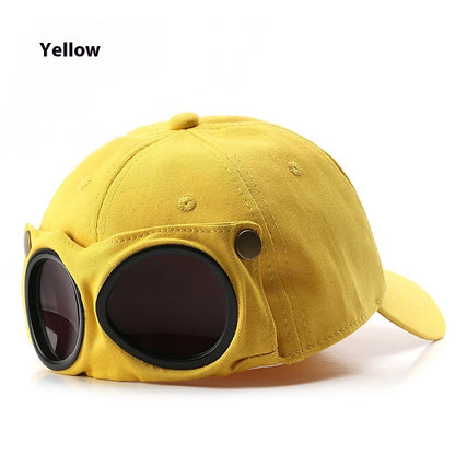 Gorra de piloto, gafas personalizadas, gorra con visera, gafas de sol para hombre, parasol, primavera y verano, combina con todo.