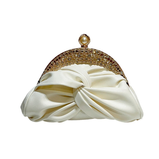 Diamond-embedded Socialite Mini Clutch