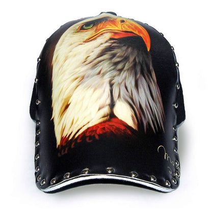 Gorra de béisbol con visera rígida y ala ancha impresa en 3D