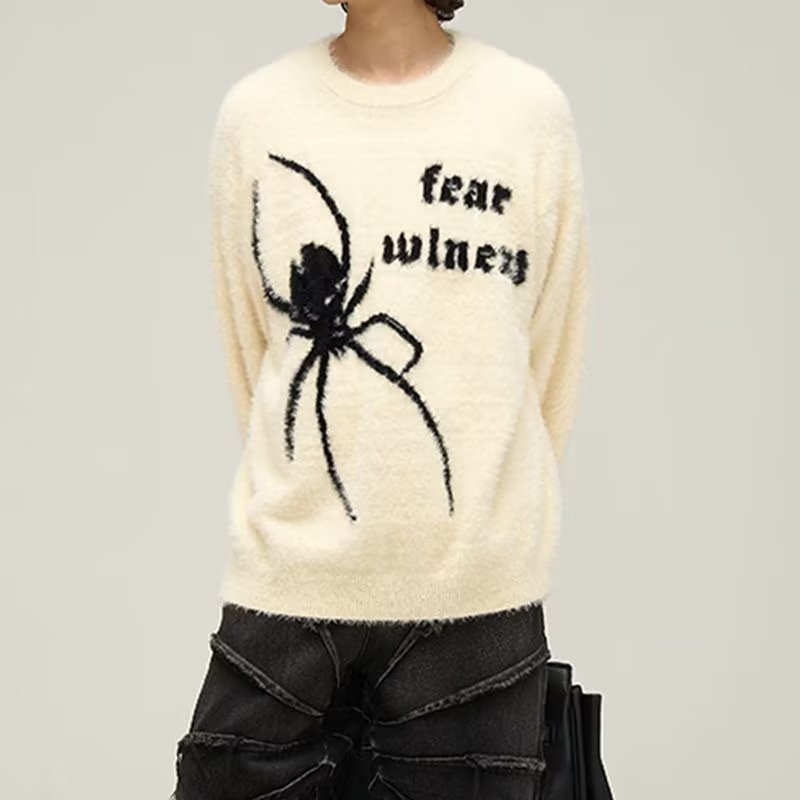 Retro Minority Spider Sweater All-match Fashion Knitwear