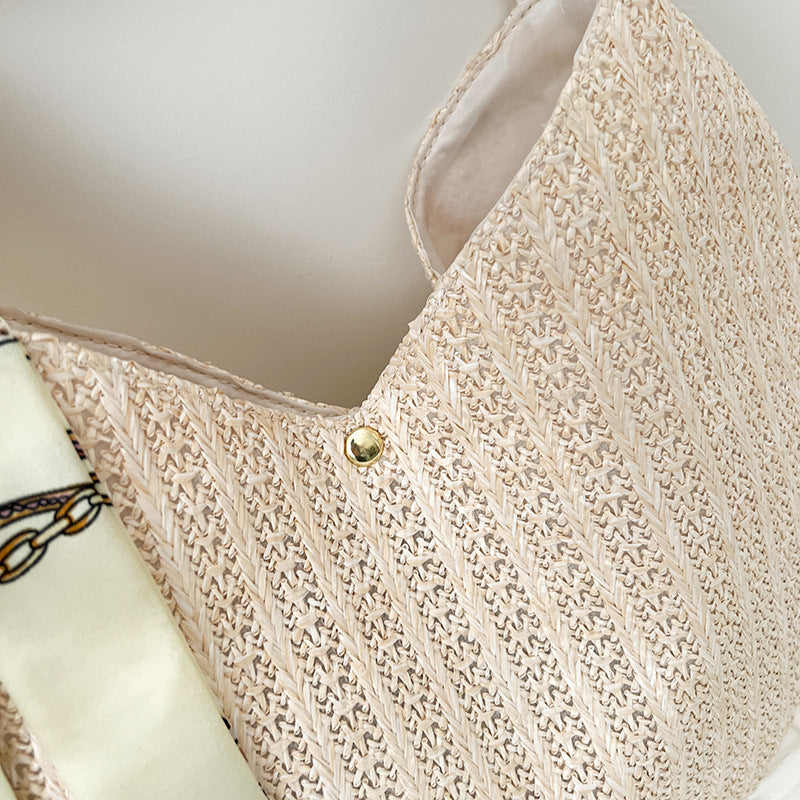 Straw Woven Round Bag