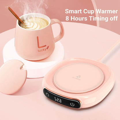 Calentador de tazas de café, posavasos inteligente, aislamiento térmico, temperatura constante, almohadilla térmica de escritorio
