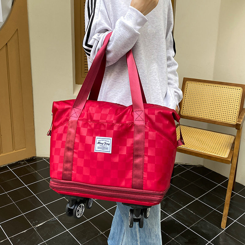 Bolsa de expansión de doble capa con separación de humedad y seco