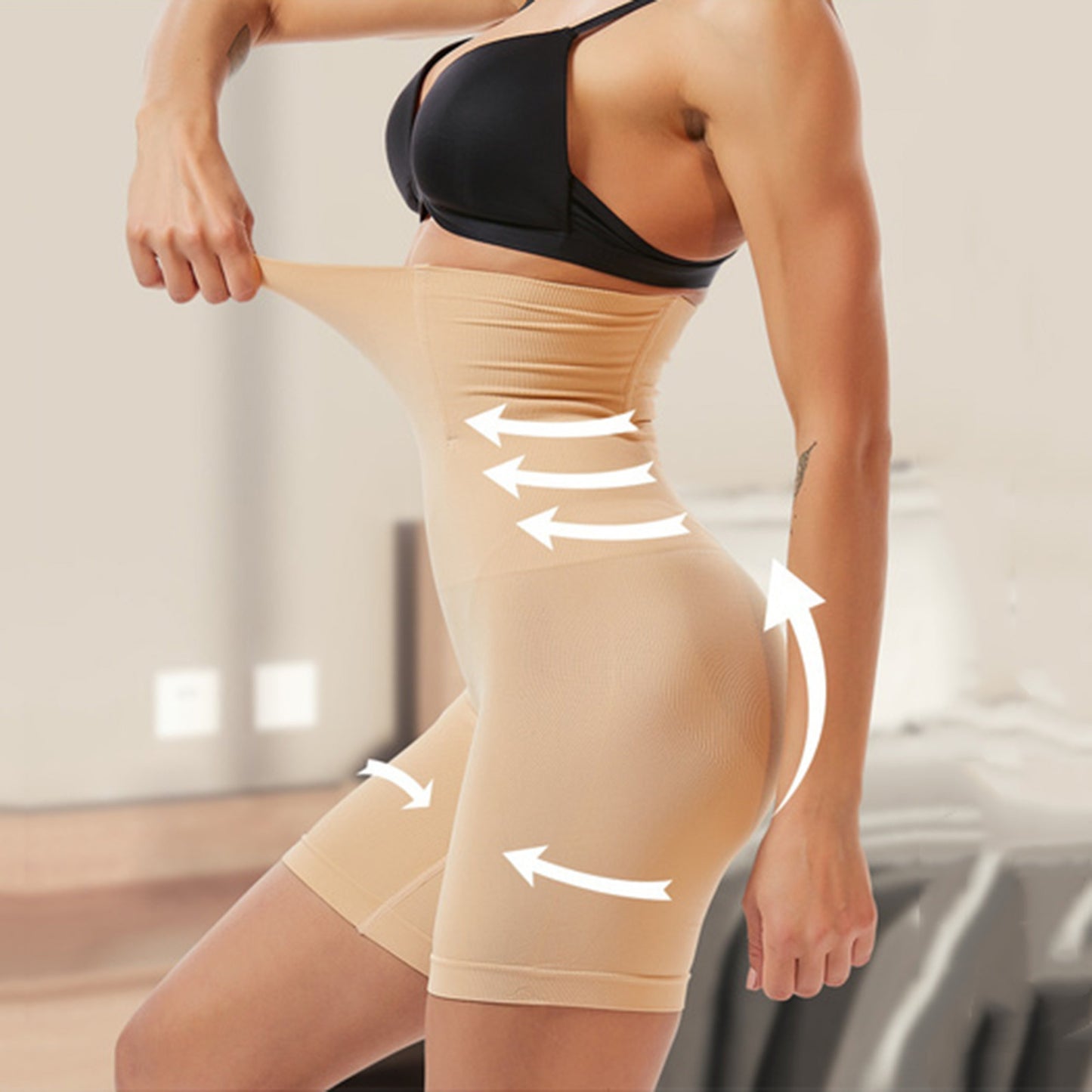 Faja moldeadora de cintura para mujer, bragas moldeadoras de abdomen, ropa interior adelgazante, moldeadora de cuerpo, levantador de glúteos, correa de modelado, faja de cintura alta