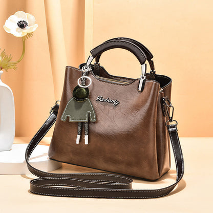 Einfache Retro Kleine Handtasche Damen