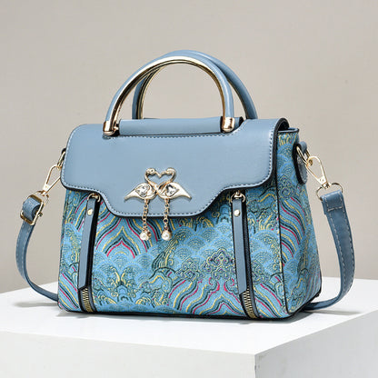 Bolso de mano para mujer con bordado de estilo chino