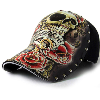 Gorra de béisbol con visera rígida y ala ancha impresa en 3D