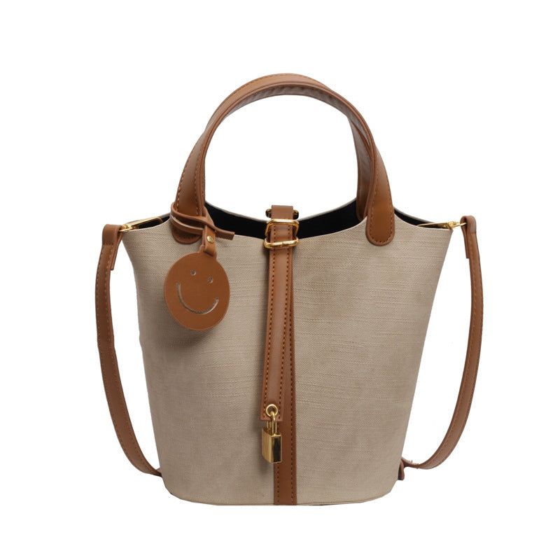 Maillard Retro Portable Vegetable Basket Bag Women's Autumn And Winter Messenger Bag