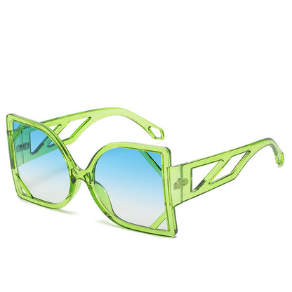 Gafas de sol con montura cuadrada grande, moda para hombres y mujeres