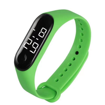 Reloj electrónico táctil impermeable para niños con LED deportivo para natación