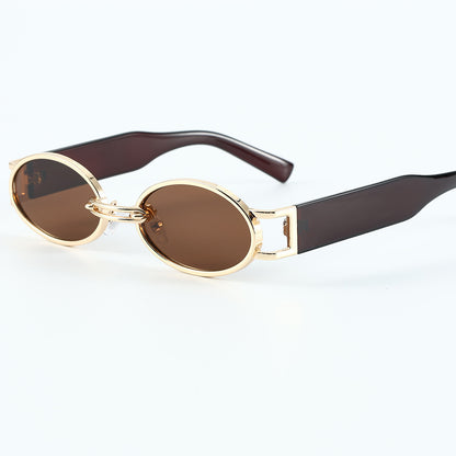 Retro-Sonnenbrille mit kleinem Rahmen für Damen