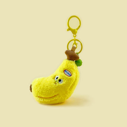 Plüsch-Schlüsselanhänger „Gurrende Banane“