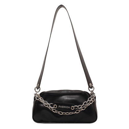 Bolso de cadena con textura de moda