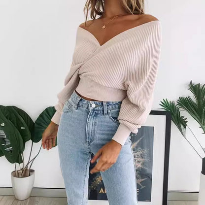 Neuer lockerer Pullover für Damen