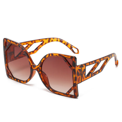 Gafas de sol con montura cuadrada grande, moda para hombres y mujeres
