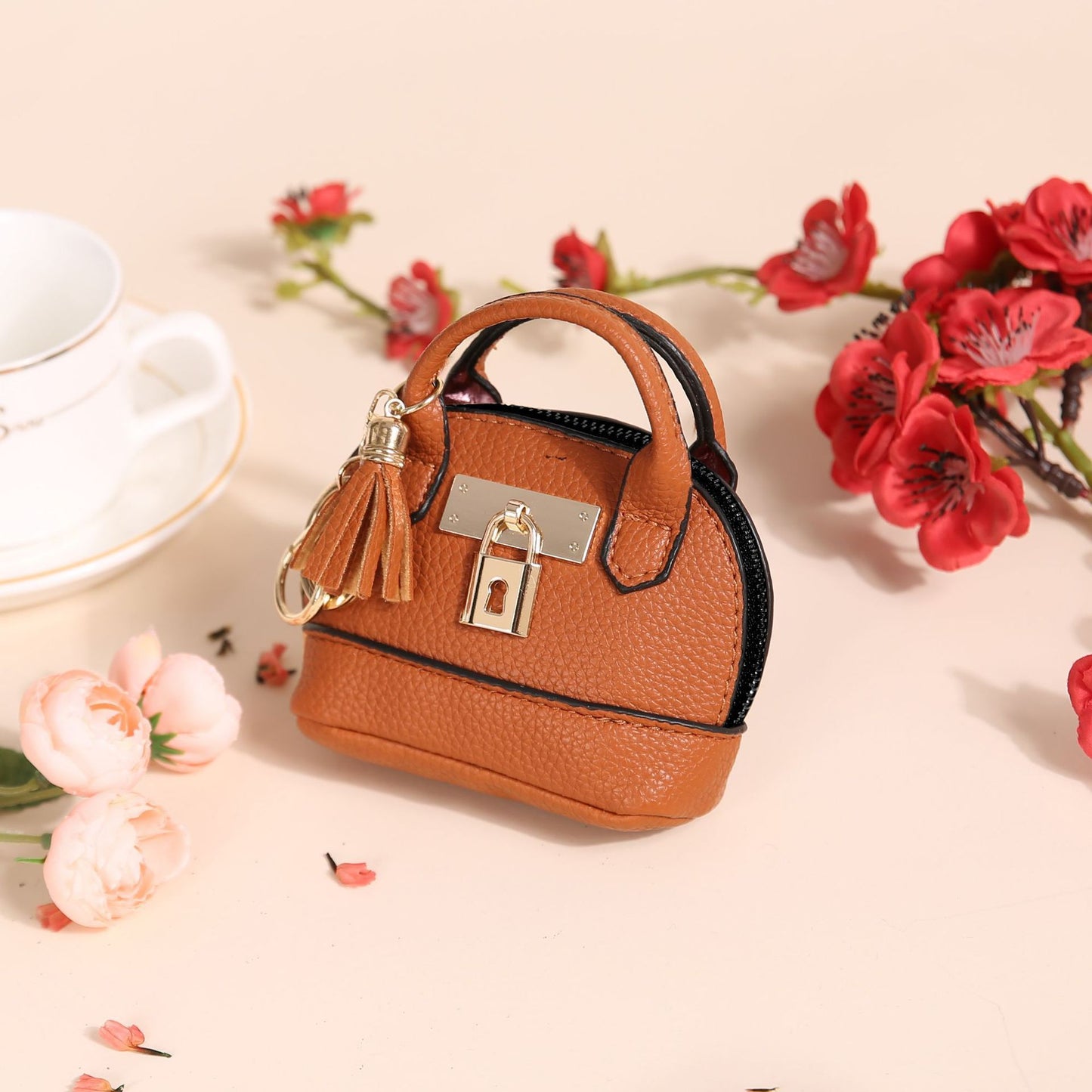 Women's Creative Coin Simple Cute Bag Keychain