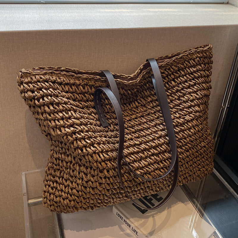 PalmHaven Woven Bag