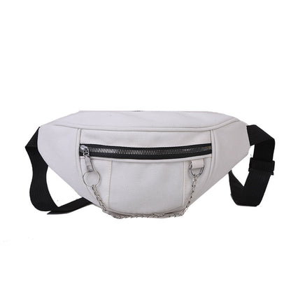 Bolso de pecho de lona de estilo oscuro japonés 