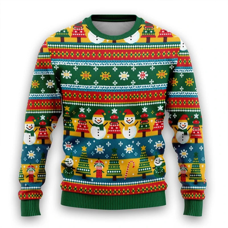 Fashion Personalized Christmas Thick Needle Sweater