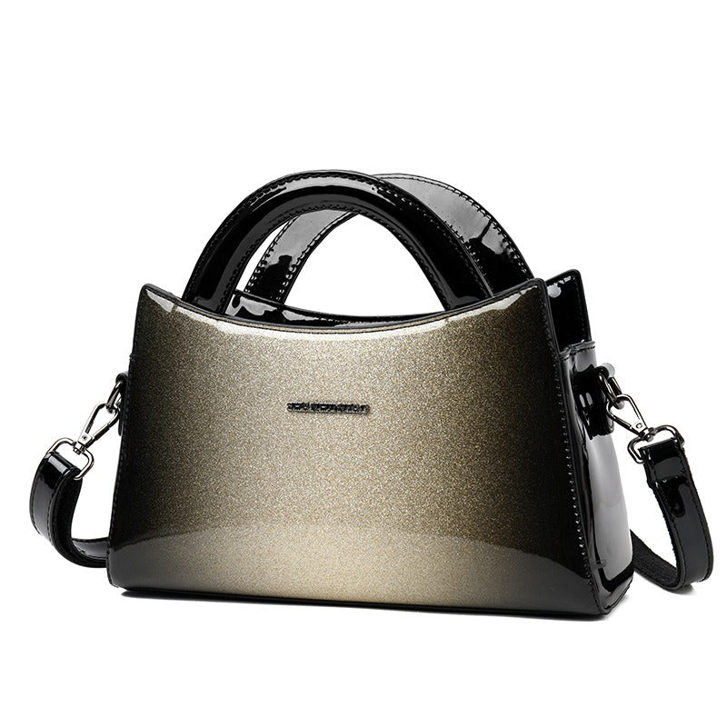 Glam Metallic Small Square Bag