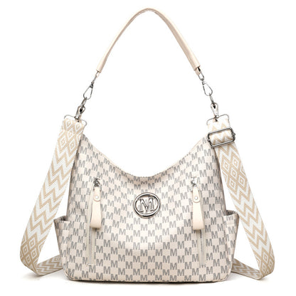 Bolso bandolera con estampado retro