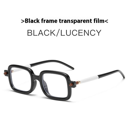 Retro Künstlerische Quadratische Sonnenbrille Damen