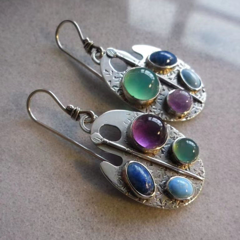 Women's Creative Geometric Asymmetric Handmade Earrings