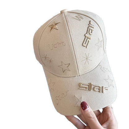 Gorra pequeña con visera para hombre, estilo casual, a prueba de sol y con aspecto de cara salvaje