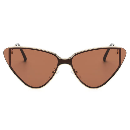 Katzenaugen-Retro-Sonnenbrille für Damen