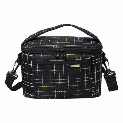 Tragbare, isolierte Lunchtasche aus Oxford-Stoff