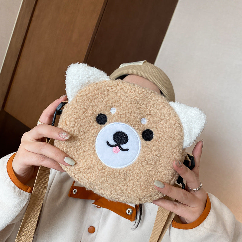 CozyCircle Plush Shoulder Bag