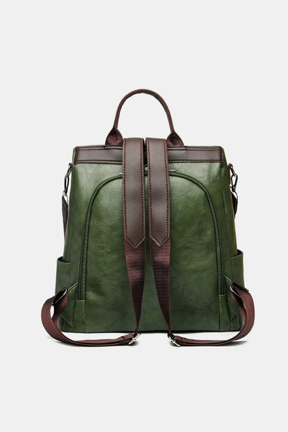 Handgefertigter Lederrucksack