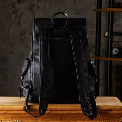 Mochila Voyager Luxe de curtido vegetal