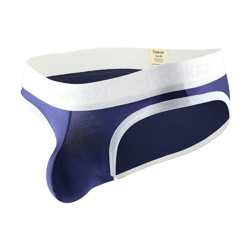 Men's Underwear Brushed Triangle Japanese Style Simple U Convex Breathable