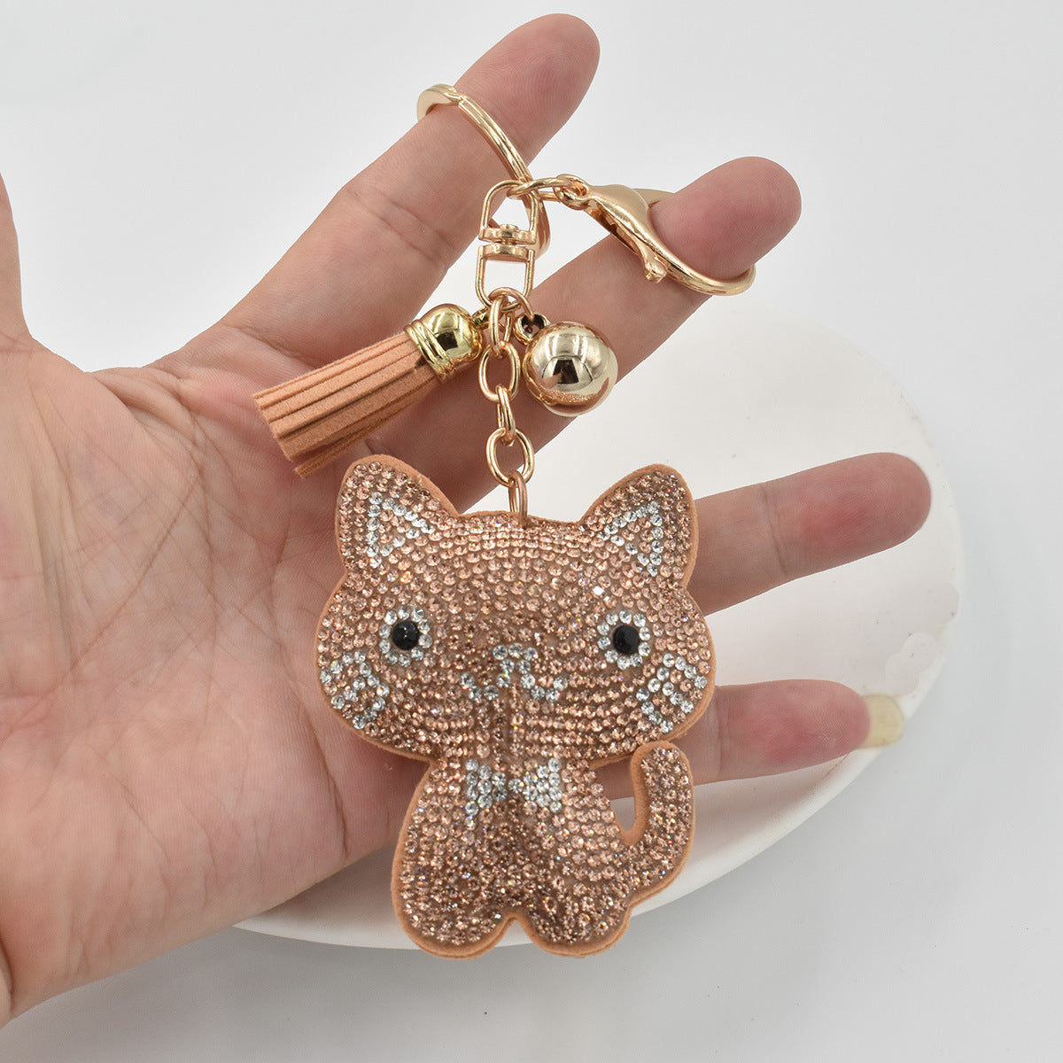 Girls' Keychain Rhinestone Bag Pendant