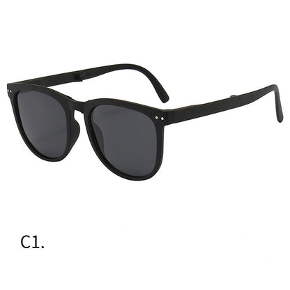 Trendige faltbare Sonnenbrille für Damen TR polarisierte faltbare Sonnenbrille