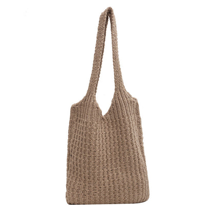 Bolso de hombro para mujer, bolso de compras de mano con diseño artístico